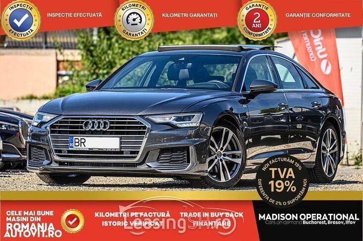 Gri Utilizat 2019 Audi A6 Berlinǎ | 29.998 EUR (Preț OK) - Imagine 1/4
