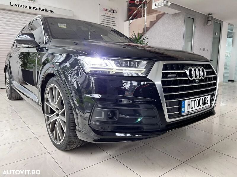 Negru Utilizat 2017 Audi Q7 SUV | 32.989 EUR (Preț OK) - Imagine 1/4