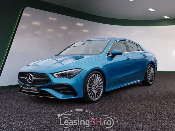 Albastru Utilizat 2023 Mercedes A220 Advanced Plus Coupe | 44.459 EUR (Preț OK) - Imagine 1/4