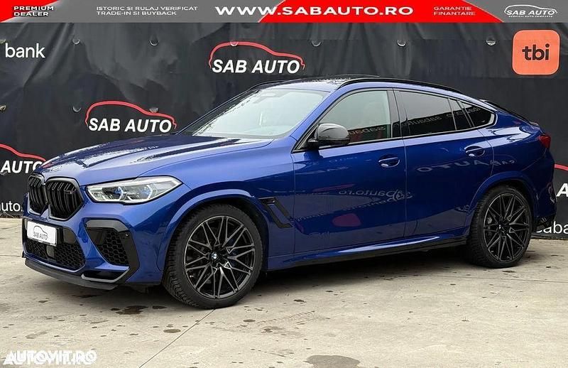 Culoarealbastru Utilizat 2020 BMW X6 M SUV | 79.999 EUR (Preț OK) - Imagine 1/4