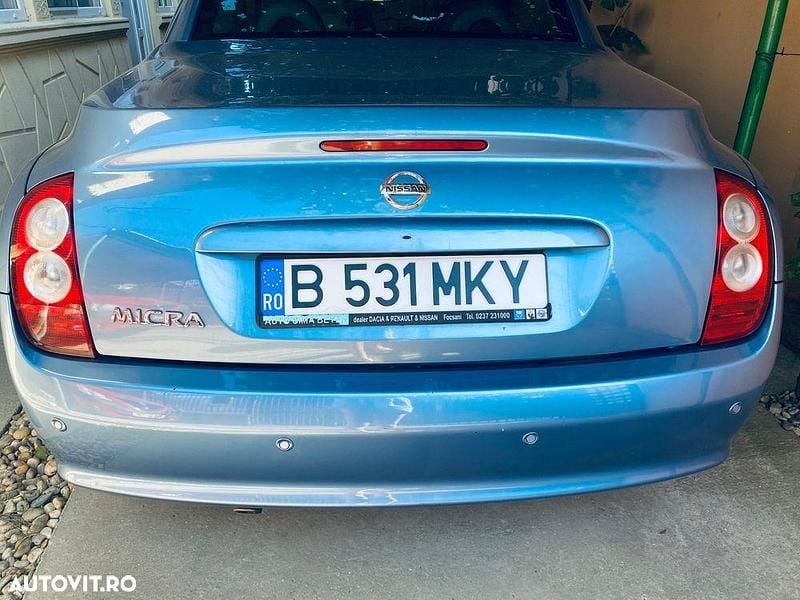 Second-hand Nissan Micra Tekna 110 CP (80 kW) 2008 Culoarealbastru Cabrio