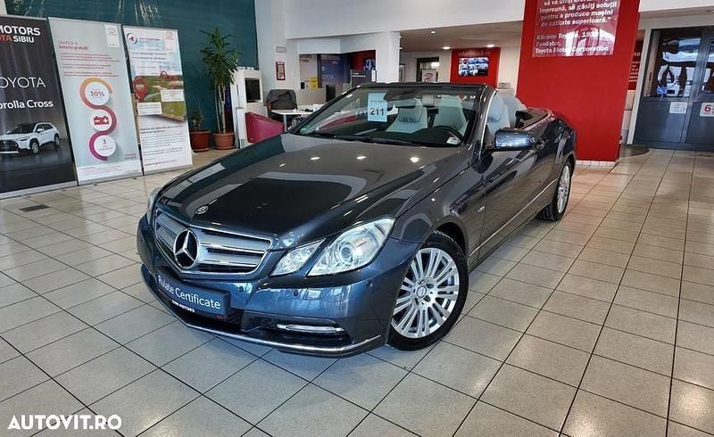 Second-hand Mercedes E220 170 CP (125 kW) 2012 Culoaregri Cabrio