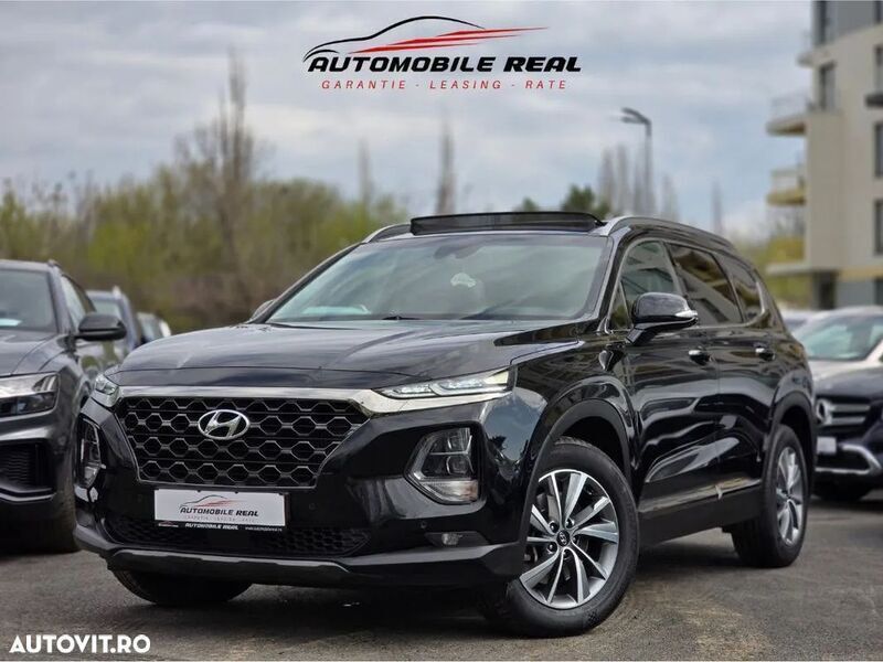 Negru Utilizat 2018 Hyundai Santa Fe Premium SUV | 19.965 EUR (Preț bun) - Imagine 1/4