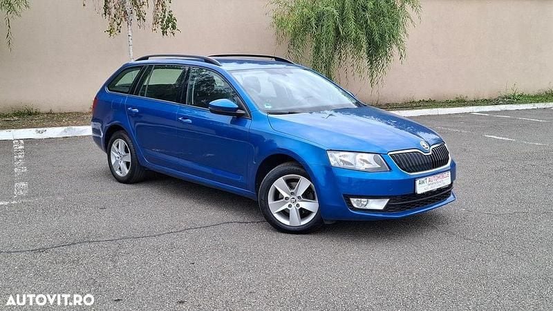 Culoarealbastru Utilizat 2014 Skoda Octavia Elegance Break | 7.200 EUR (Preț bun) - Imagine 1/4