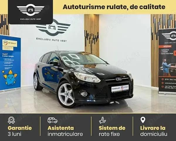 Negru Utilizat 2013 Ford Focus Hatchback | 5.490 EUR (Puțin scump) - Imagine 1/4