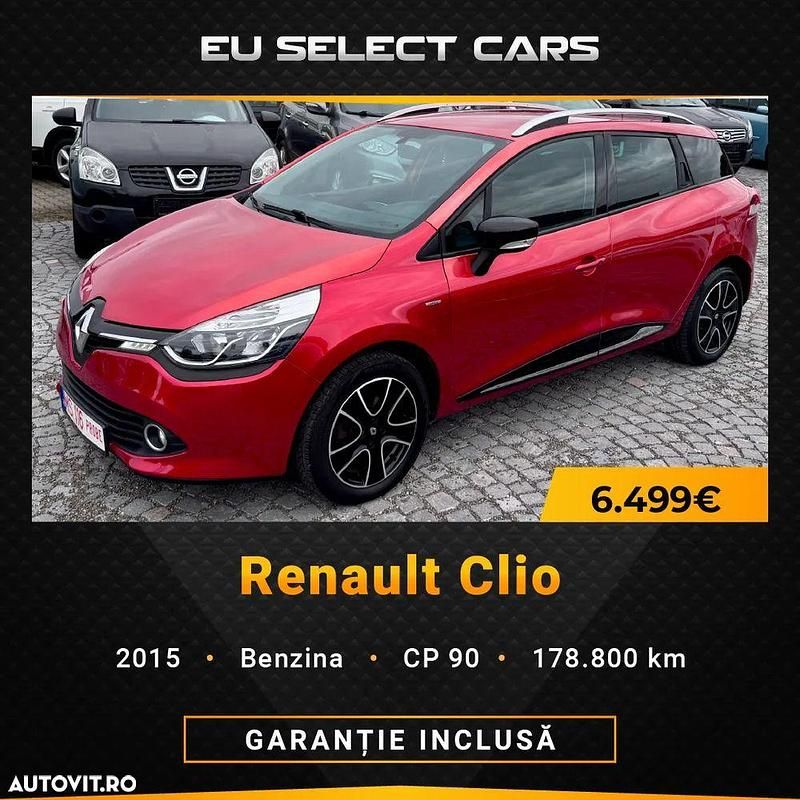 Culoarerosu Utilizat 2015 Renault Clio GrandTour Dynamique Break | 6.499 EUR (Puțin scump) - Imagine 1/4