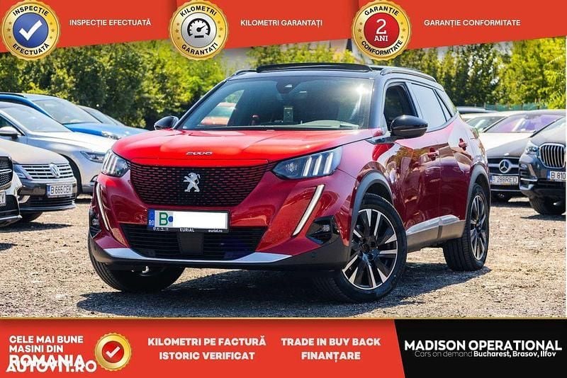 Culoarerosu Utilizat 2022 Peugeot e-2008 GT SUV | 22.999 EUR - Imagine 1/4