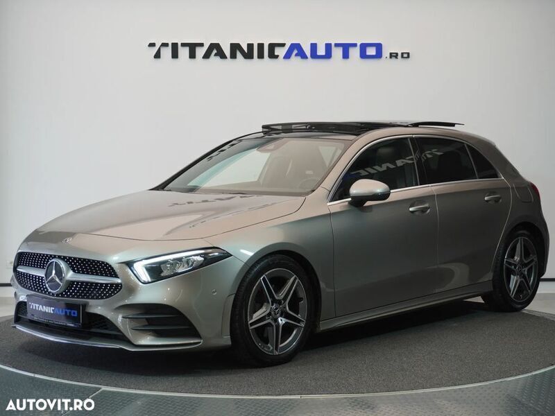 Gri Utilizat 2019 Mercedes A180 Hatchback | 23.879 EUR - Imagine 1/4