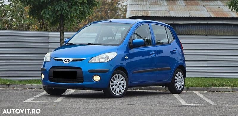 Culoarealbastru Utilizat 2009 Hyundai i10 Comfort Hatchback | 2.100 EUR - Imagine 1/4