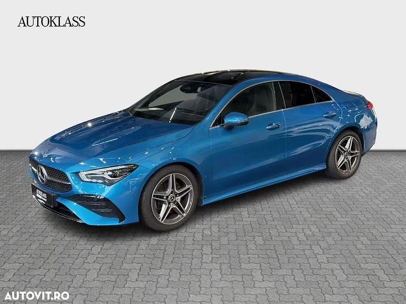 Culoarealbastru Utilizat 2024 Mercedes CLA200 Coupe | 40.808 EUR (Scump) - Imagine 1/4