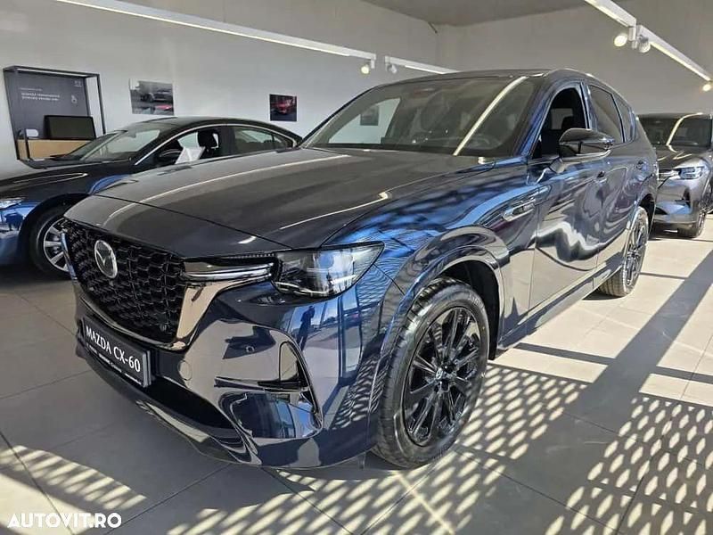 Culoarealbastru Nouă 2025 Mazda CX-60 Homura-Line SUV | 57.689 EUR (Puțin scump) - Imagine 1/4