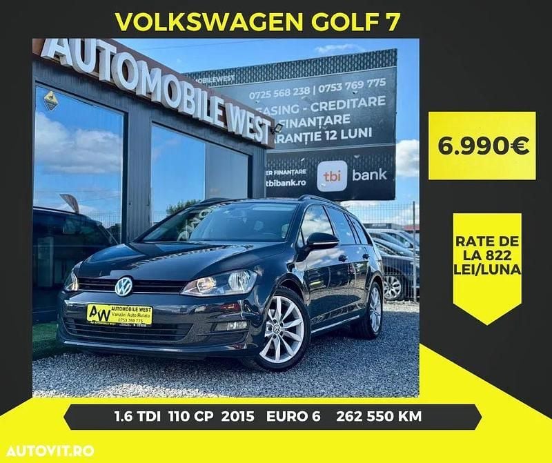 Culoaregri Utilizat 2015 VW Golf VII Comfortline Break | 6.990 EUR (Preț OK) - Imagine 1/4