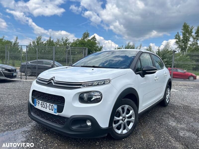 Alb Utilizat 2020 Citroën C3 Feel Hatchback | 6.950 EUR (Preț OK) - Imagine 1/4