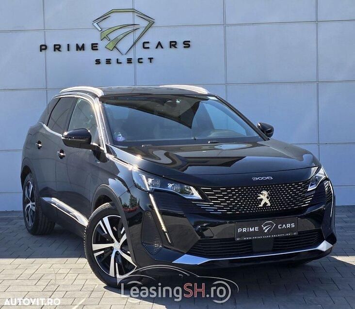 Negru Utilizat 2021 Peugeot 3008 GT SUV | 22.990 EUR (Puțin scump) - Imagine 1/4