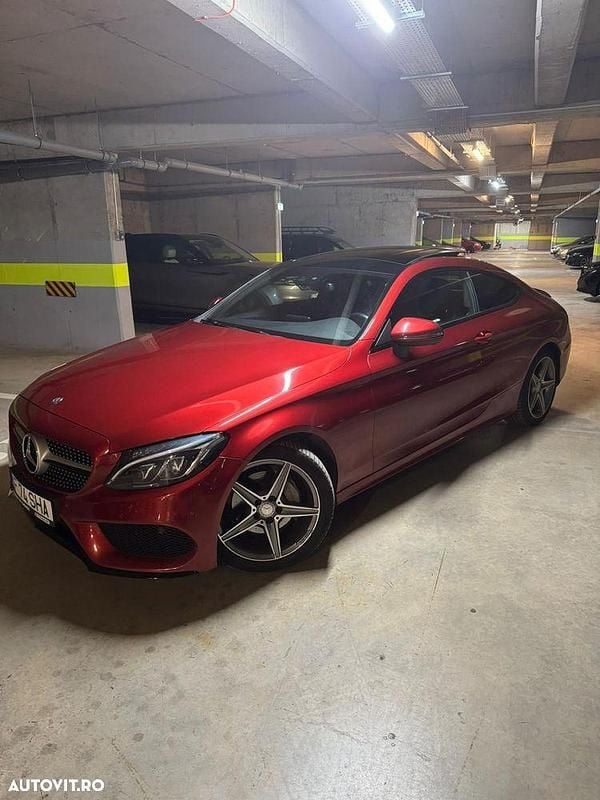 Culoarerosu Utilizat 2016 Mercedes C180 AMG line Coupe | 19.500 EUR (Preț OK) - Imagine 1/4