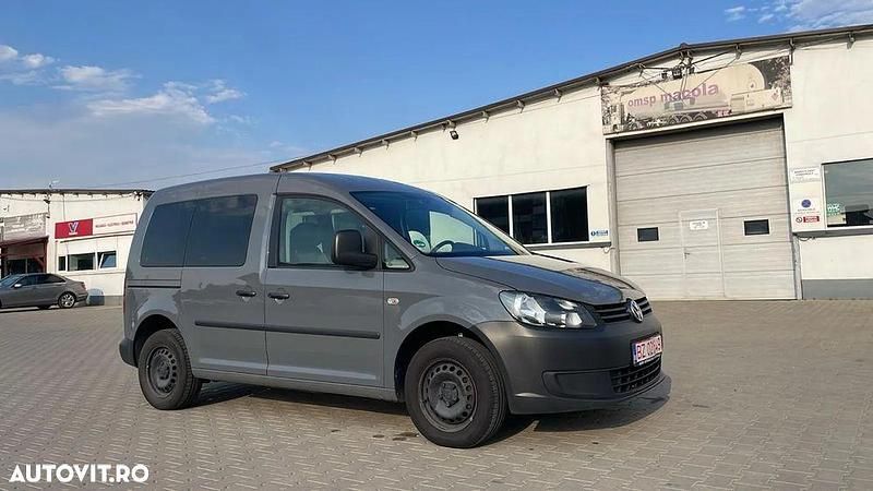 Gri Utilizat 2014 VW Caddy Comfortline Monovolum | 12.705 EUR - Imagine 1/4