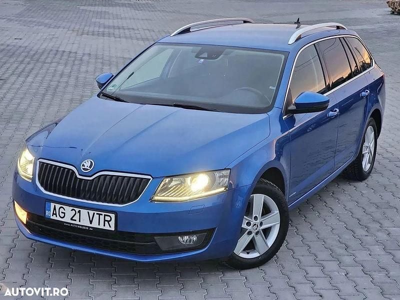 Culoarealbastru Utilizat 2014 Skoda Octavia Ambition Break | 6.290 EUR (Preț bun) - Imagine 1/4