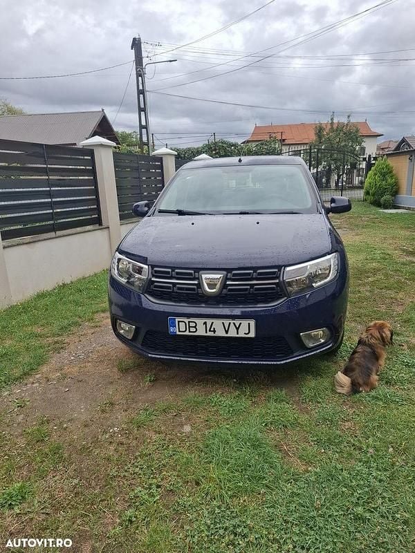 Culoarealbastru Utilizat 2019 Dacia Sandero Essentiel Hatchback | 6.490 EUR (Preț bun) - Imagine 1/4