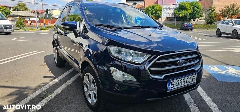 Culoarealbastru Utilizat 2018 Ford Ecosport Trend SUV | 10.650 EUR (Preț OK) - Imagine 1/4