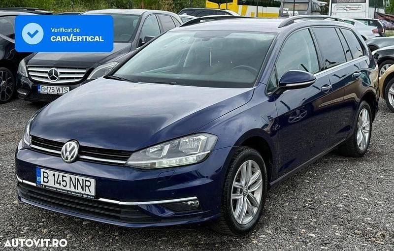 Culoarealbastru Utilizat 2019 VW Golf VII Highline Break | 11.990 EUR (Preț bun) - Imagine 1/4