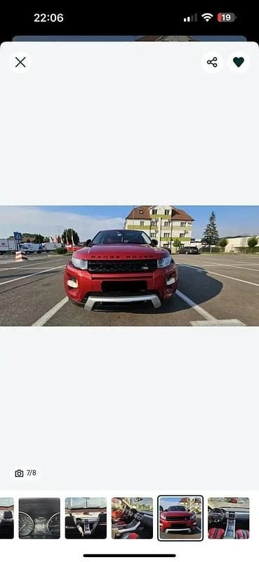 Second-hand Land Rover Range Rover evoque 190 CP (139 kW) 2012 SUV