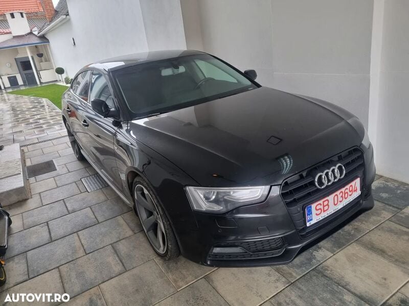 Negru Utilizat 2013 Audi A5 Sportback | 12.890 EUR (Preț OK) - Imagine 1/4