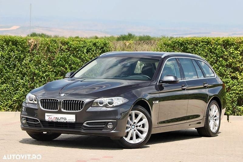 Negru Utilizat 2014 BMW 520 Luxury Line Break | 12.499 EUR (Preț bun) - Imagine 1/4