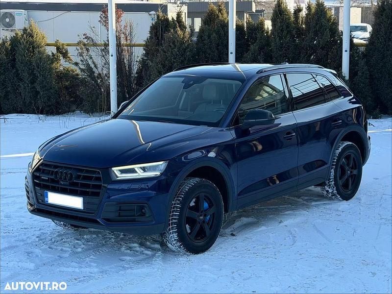 Culoarealbastru Utilizat 2018 Audi Q5 Comfort SUV | 28.250 EUR (Puțin scump) - Imagine 1/4