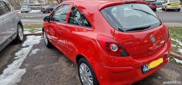Rosu Utilizat 2008 Opel Corsa Club Hatchback | 2.050 EUR (Preț OK) - Imagine 1/4