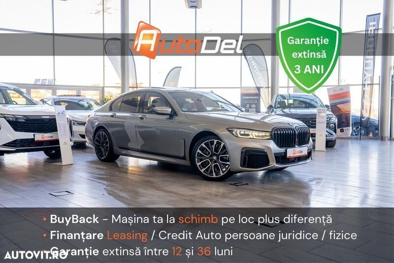 Gri Utilizat 2021 BMW 745e Berlinǎ | 53.999 EUR - Imagine 1/4