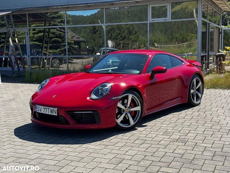 Rosu Utilizat 2019 Porsche 911 Carrera 4S Coupe | 118.000 EUR - Imagine 1/4
