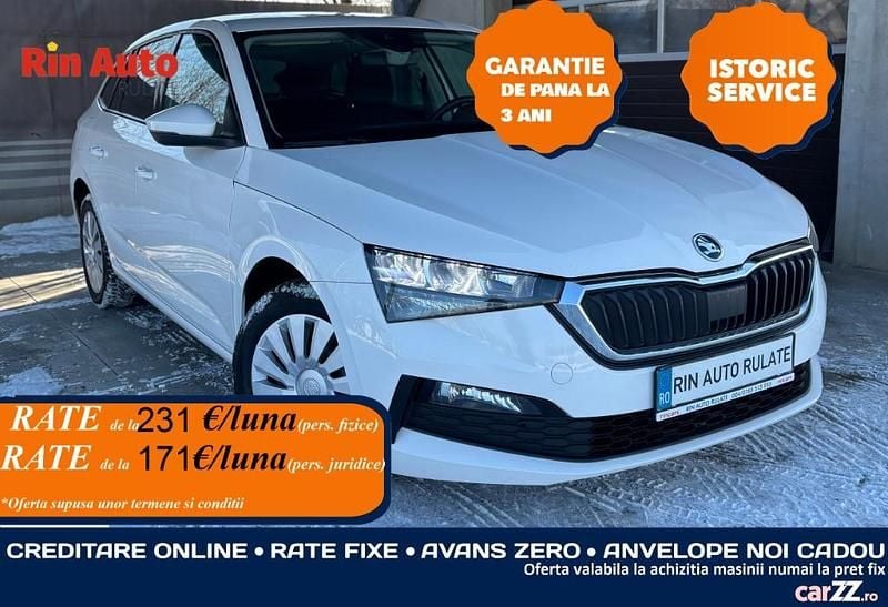 Culoarealb Utilizat 2020 Skoda Scala Ambition Hatchback | 9.990 EUR (Preț OK) - Imagine 1/4