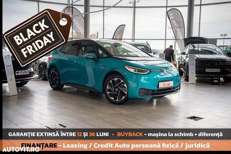 Culoarealbastru Utilizat 2021 VW ID.3 Pro Hatchback | 22.499 EUR - Imagine 1/4