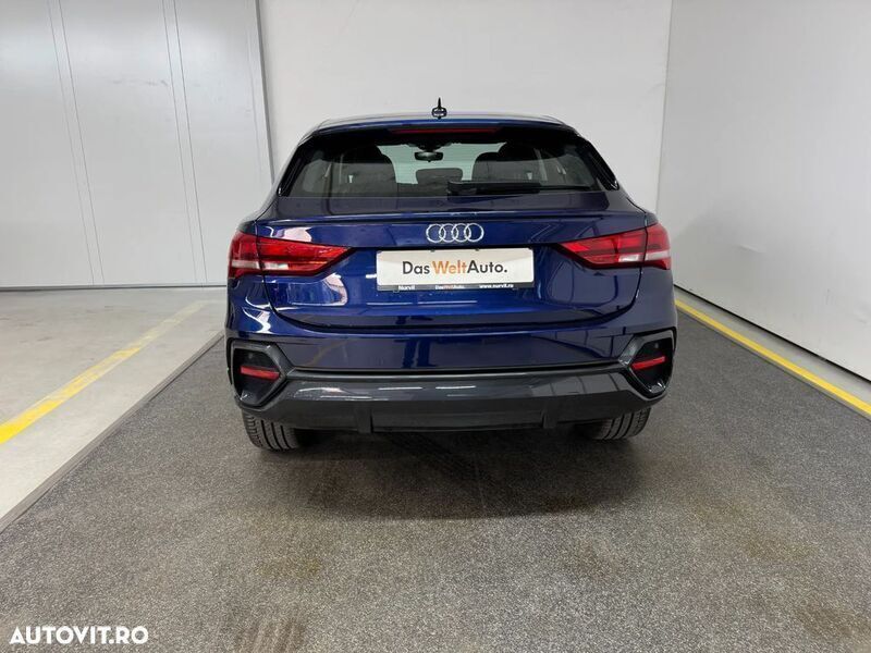 Second-hand Audi Q3 Sportback S-Line 230 CP (169 kW) 2020 Albastru SUV