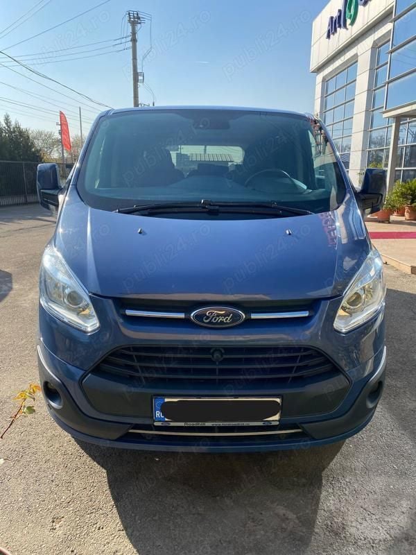 Albastru Utilizat 2018 Ford Transit Custom Van | 18.000 EUR (Super Preț) - Imagine 1/4