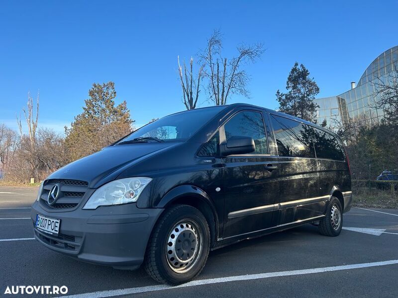 Negru Utilizat 2012 Mercedes Vito Monovolum | 9.500 EUR (Preț OK) - Imagine 1/4