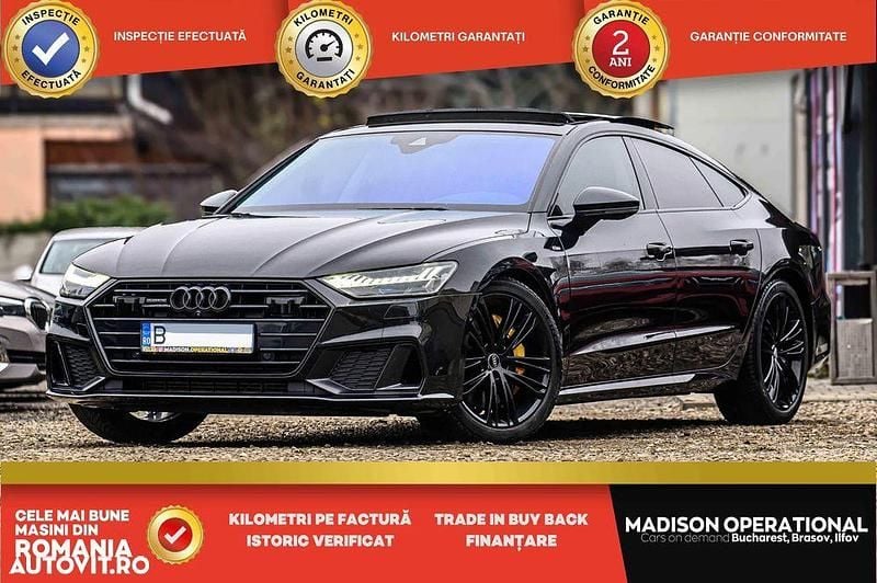 Culoarenegru Utilizat 2019 Audi A7 Sport Berlinǎ | 36.450 EUR (Preț bun) - Imagine 1/4