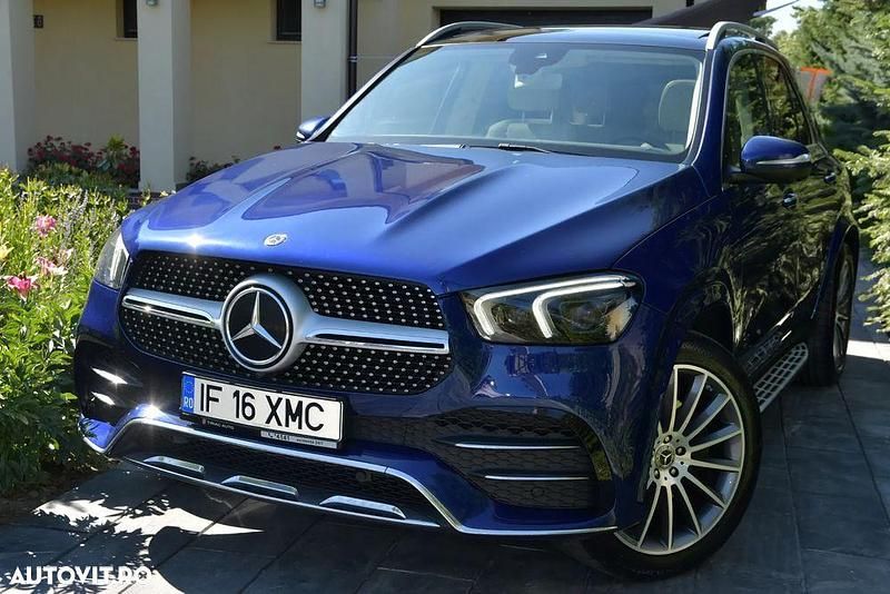 Albastru Utilizat 2021 Mercedes GLE350 SUV | 47.980 EUR (Super Preț) - Imagine 1/4