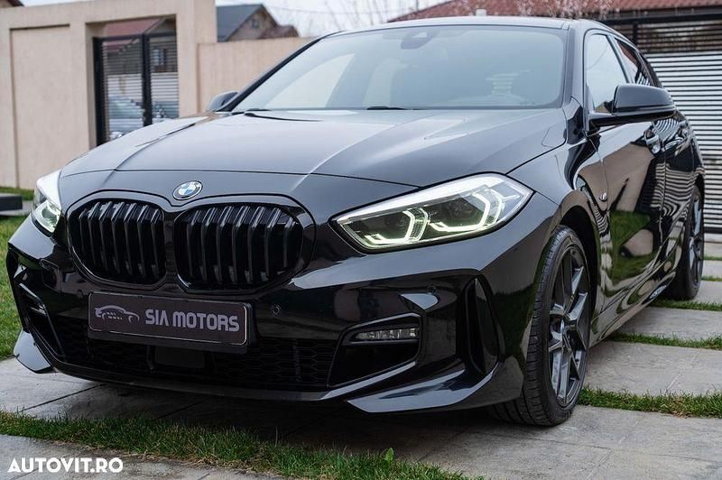 Negru Utilizat 2021 BMW 116 M Sport Hatchback | 22.350 EUR - Imagine 1/4