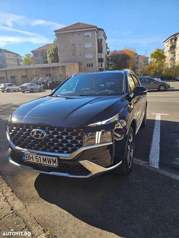 Culoarenegru Utilizat 2022 Hyundai Santa Fe SUV | 33.950 EUR - Imagine 1/4