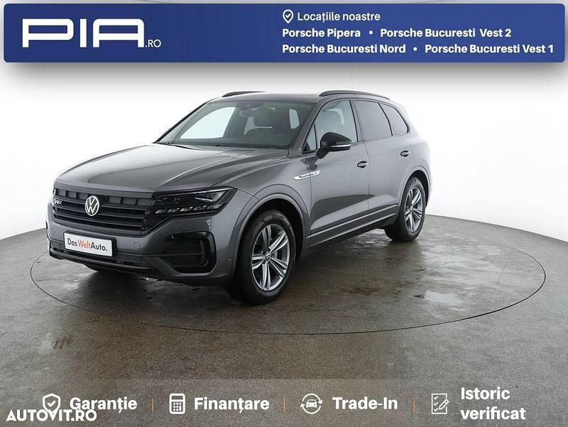 Second-hand VW Touareg R-line 231 CP (169 kW) 2021 Gri mediumetalic SUV