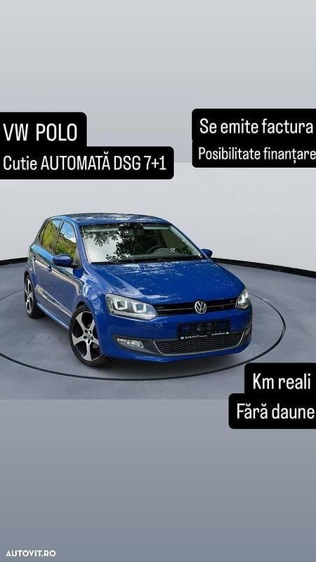 Culoarealbastru Utilizat 2013 VW Polo Highline | 7.200 EUR (Preț bun) - Imagine 1/4