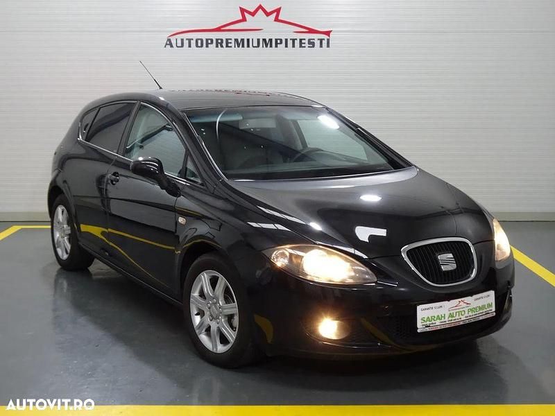 Negru Utilizat 2007 Seat Leon Style Hatchback | 3.600 EUR (Preț OK) - Imagine 1/4