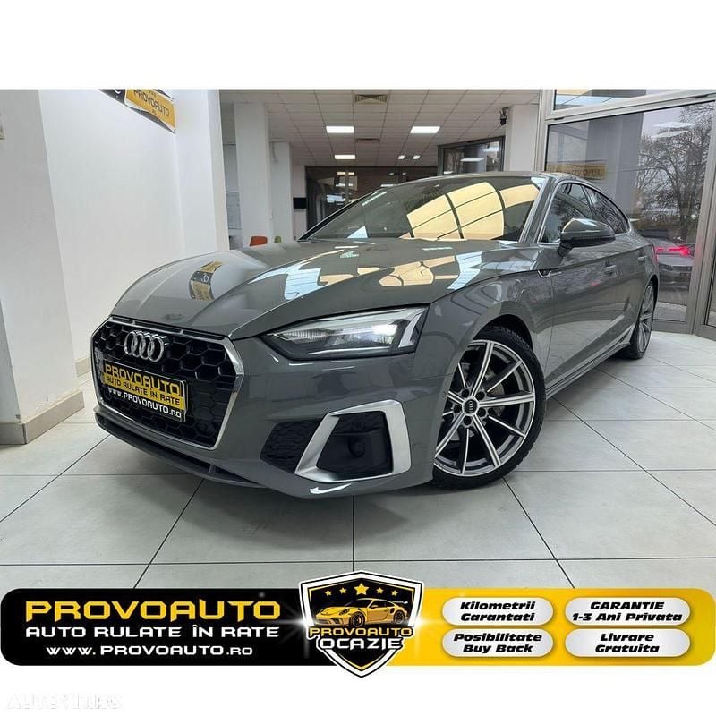 Culoaregri Utilizat 2021 Audi A5 Sportback S-Line Hatchback | 24.990 EUR (Super Preț) - Imagine 1/4