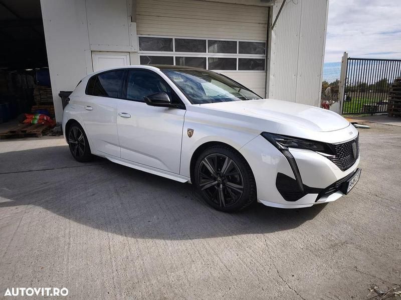 Culoarealb Utilizat 2022 Peugeot 308 GT Hatchback | 19.500 EUR (Scump) - Imagine 1/4