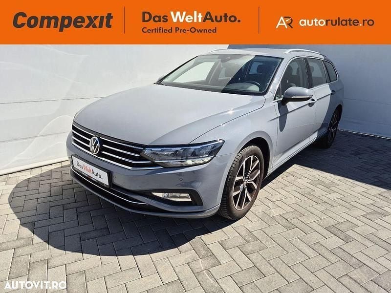 Gri mediu normal Utilizat 2022 VW Passat Business Break | 18.990 EUR (Preț OK) - Imagine 1/4