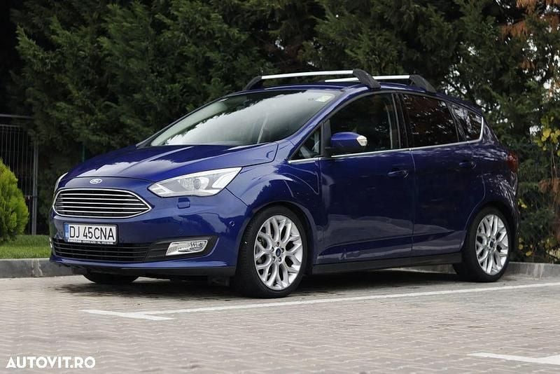 Culoarealbastru Utilizat 2017 Ford C-MAX Titanium Monovolum | 9.000 EUR (Puțin scump) - Imagine 1/4