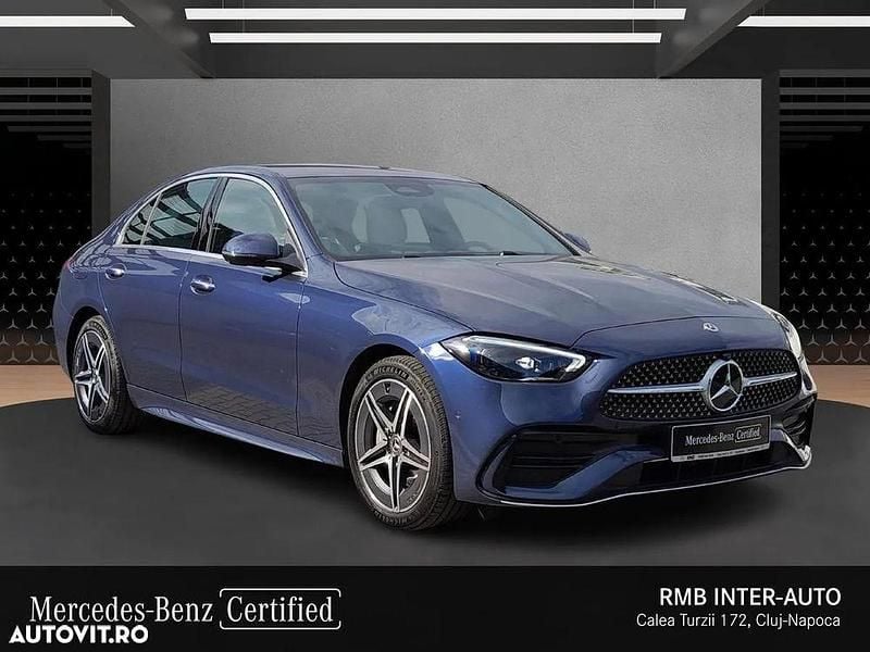 Second-hand Mercedes C300e AMG line 313 CP (230 kW) 2024 Culoarealbastru Berlinǎ