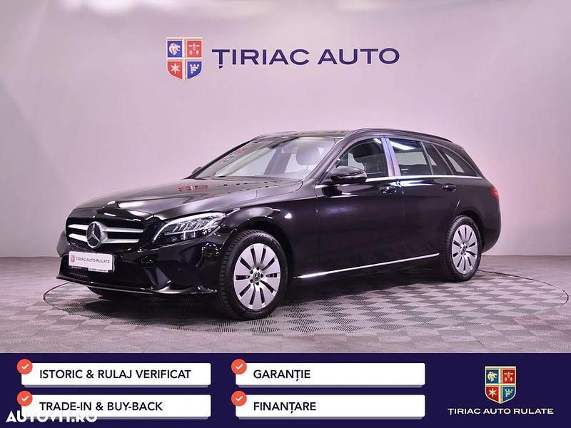 Culoarenegru Utilizat 2019 Mercedes C220 Break | 21.900 EUR (Preț OK) - Imagine 1/4