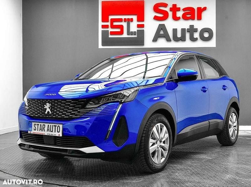 Albastru Utilizat 2022 Peugeot 3008 Allure SUV | 19.990 EUR (Preț OK) - Imagine 1/4